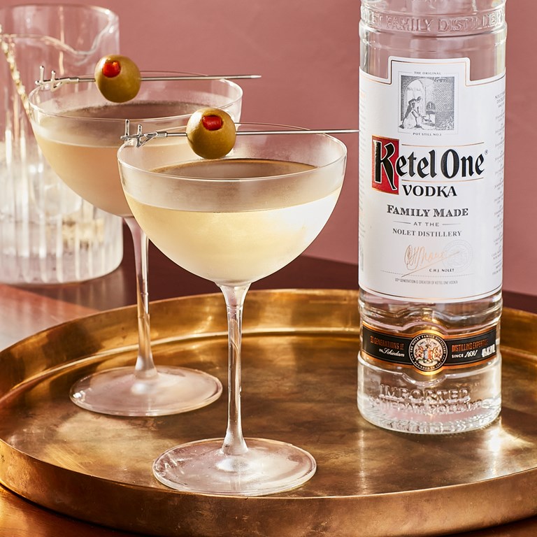 Ketel One Dirty Martini Cocktail Recipe The Bar