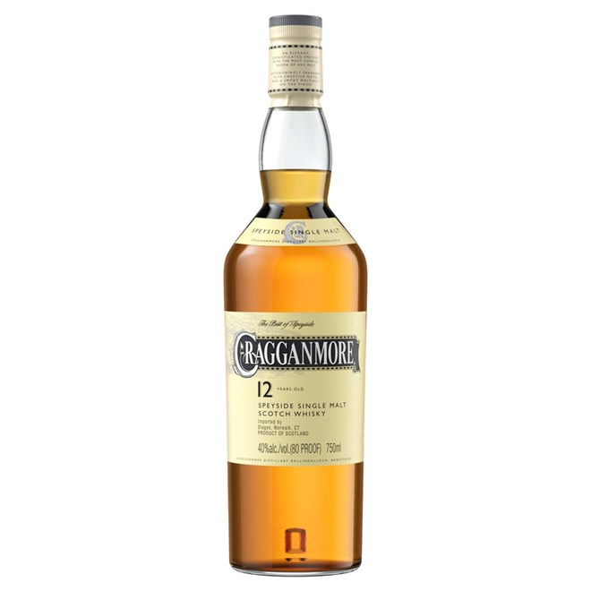 Cragganmore 12 Year Old Single Malt Scotch Whisky, 750 mL
