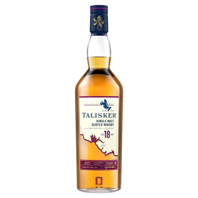 Talisker 18 Year Old Single Malt Scotch Whisky, 750 mL