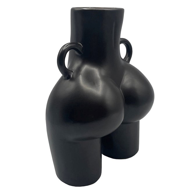 A Cheeky Vase, Black