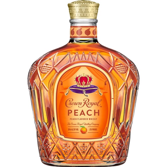 Crown Royal Peach Flavored Whisky, 750 mL
