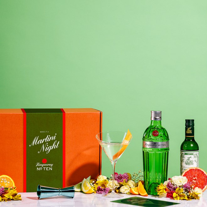 Tanqueray Perfect TEN Martini Cocktail Kit