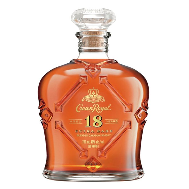 Crown Royal Aged 18 Years Extra Rare Blended Canadian Whisky, 750 mL