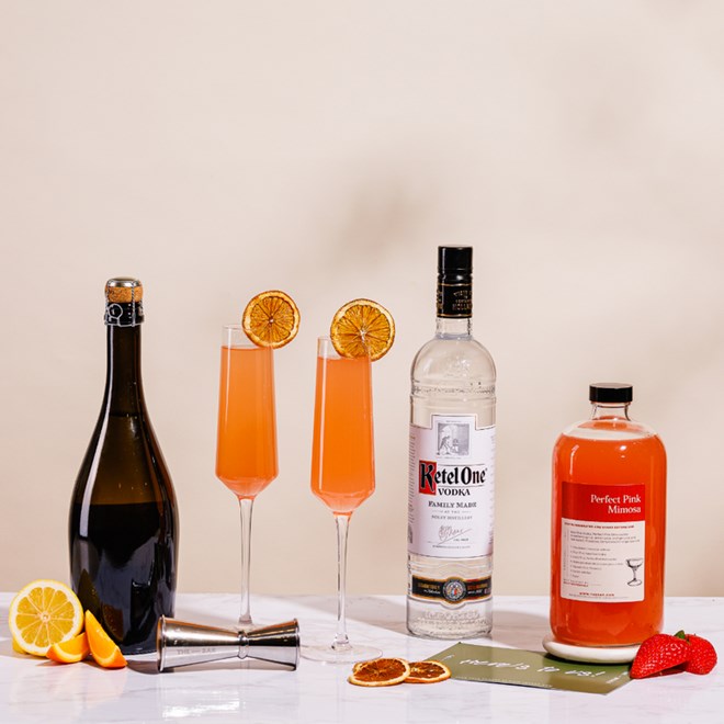 Perfect Pink Mimosa Cocktail Kit