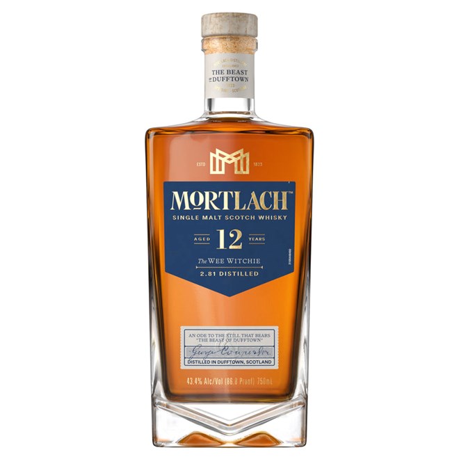 Mortlach 12 Year Old Single Malt Scotch Whisky, 750 mL